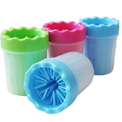 Los perros cómodos desmontables de limpieza de la herramienta del perro del Massager de los animales domésticos agarran la taza del lavado