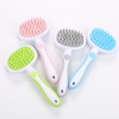 El masaje suave del perro del diente cepilla 92g el 19.5*9*5cm Cat Grooming Brush Comb