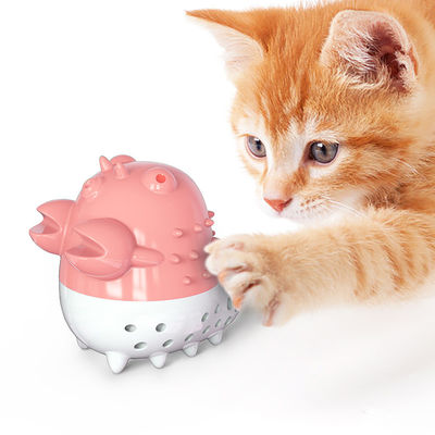 Juguetes de los dientes de la limpieza y de la preparación del Catnip de las bolas de Cat Grooming Tools Toothbrush Chew de los cangrejos con el sonido