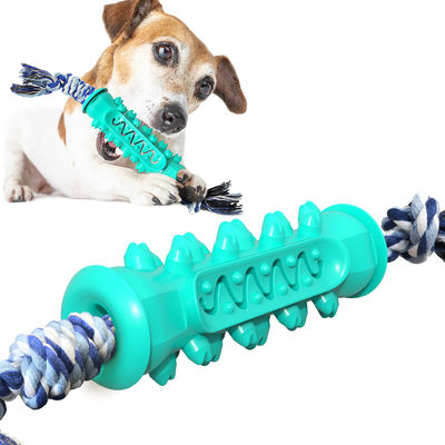El caucho no tóxico mastica los juguetes para los perritos el echar los dientes 15-30 libras de perro que mejora higiene dental