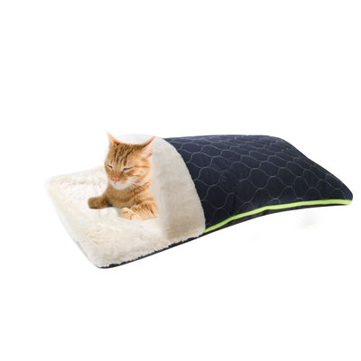 Cama respirable del perro del edredón de la forma del animal doméstico de la cama del sobre de la felpa de la cama durable de moda única del gato, cueva del gato