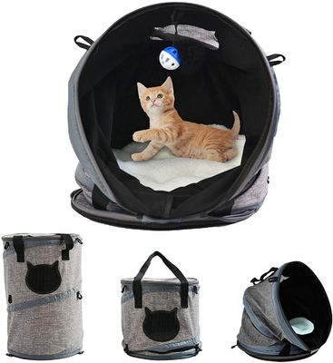 3 en 1 Cat Bag Carrier Backpack con la estera del paño grueso y suave