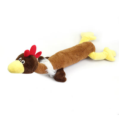 Perros divertidos Toy Squeaky Durable Chew Toys de los gatos de la felpa animal resistente de la forma de la mordedura