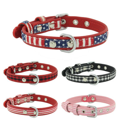 La impresión modificada para requisitos particulares personalizó la correa del cuello del perro de Logo Dog Collar Adjustable Pet