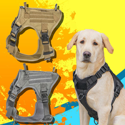 Arnés militar táctico del perro del chaleco con la seguridad táctica del ODM Molle de la hebilla para el servicio y el chaleco militar de entrenamiento del perro