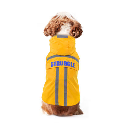 Chaquetas luminosas únicas de la lluvia del impermeable reflexivo al aire libre del animal doméstico con el bolso del almacenamiento para los perros
