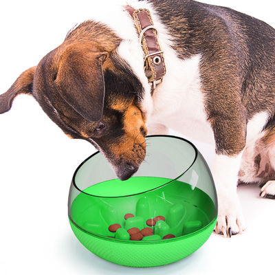 El derramamiento lento del cuenco del entrenamiento de la comida de perro del animal doméstico impermeabiliza el cuenco lento el 19*19*13.5cm del perro de la consumición