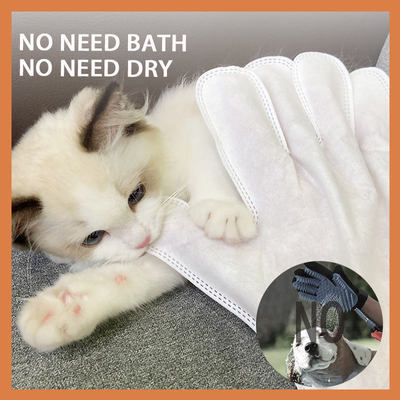 El animal doméstico de la preparación del BALNEARIO de Cat Custom Deodorizing del perro que lava guantes limpia sin alcohol