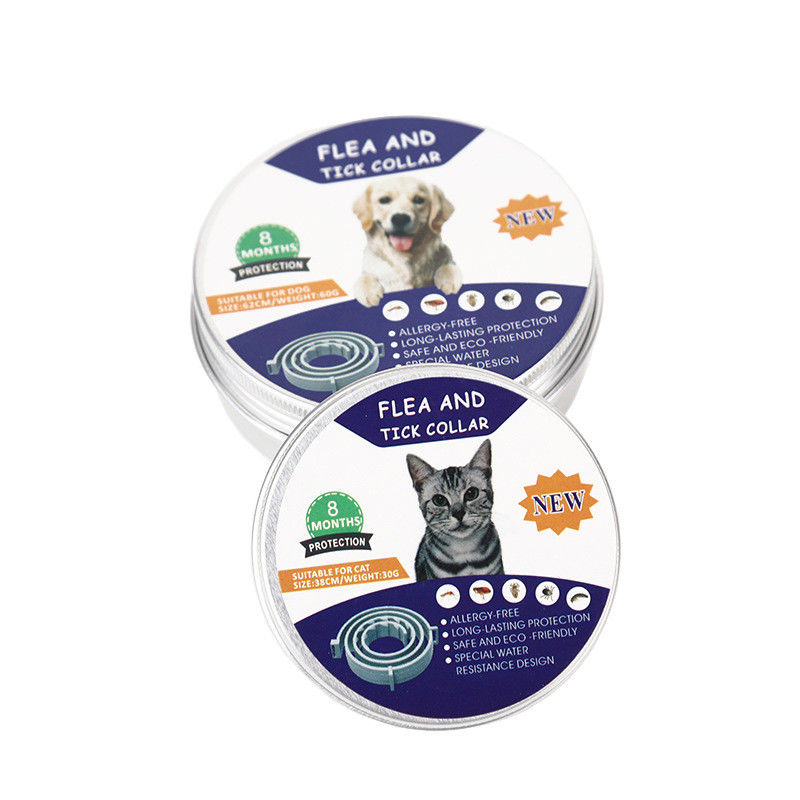 La preparación del animal doméstico de Hallupets equipa la pulga y a Tick Collar For Puppies ajustables los gatos de 8 meses