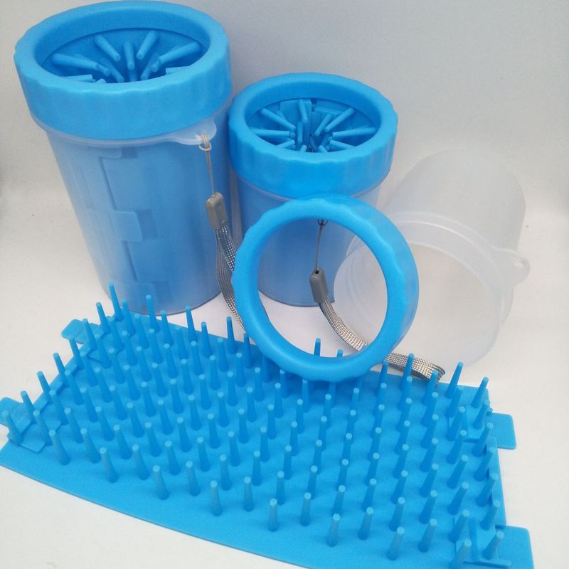 Los perros cómodos desmontables de limpieza de la herramienta del perro del Massager de los animales domésticos agarran la taza del lavado