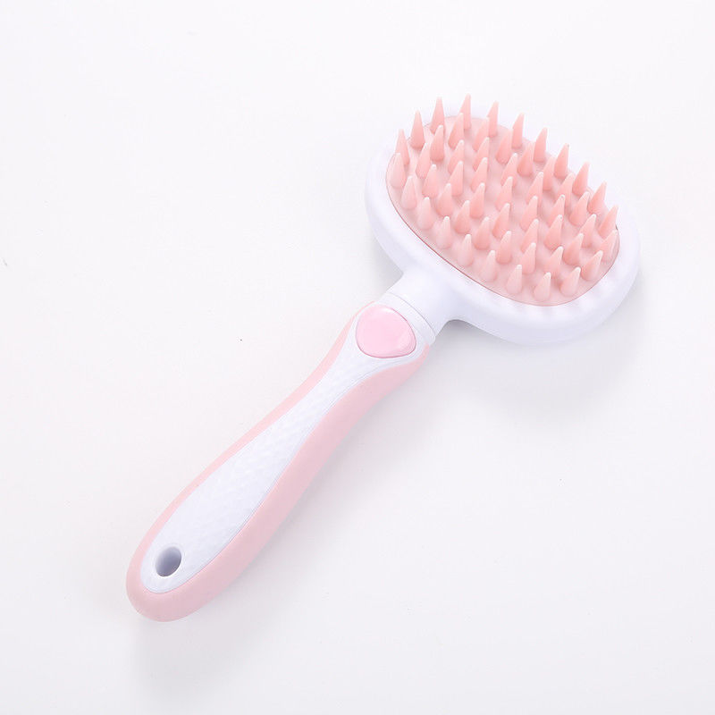 El masaje suave del perro del diente cepilla 92g el 19.5*9*5cm Cat Grooming Brush Comb