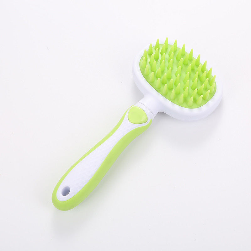 El masaje suave del perro del diente cepilla 92g el 19.5*9*5cm Cat Grooming Brush Comb