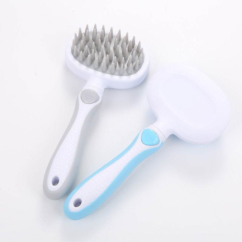 El masaje suave del perro del diente cepilla 92g el 19.5*9*5cm Cat Grooming Brush Comb