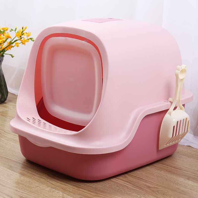 Cat Litter Pan Waterproof Hooded completamente incluida Cat Litter Box With Shovel