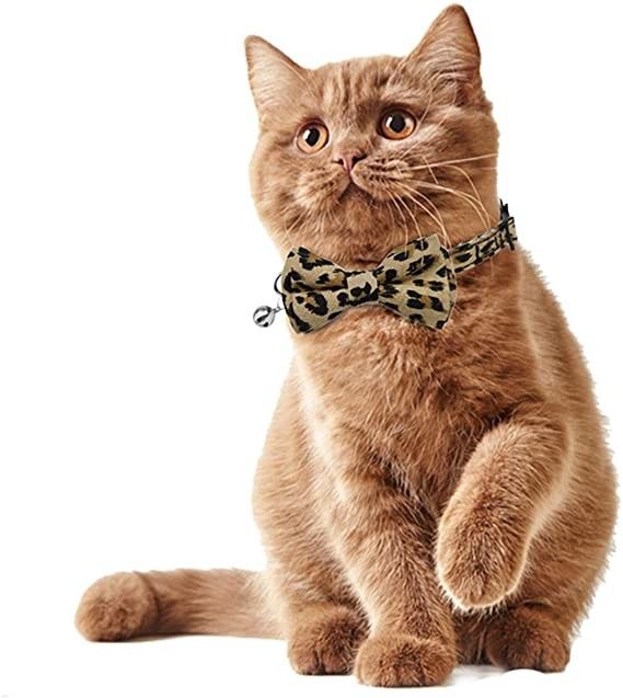 Corbata de lazo disidente de Cat Collar Bells With Cute de la hebilla para Kitty Small Dogs Adjustable