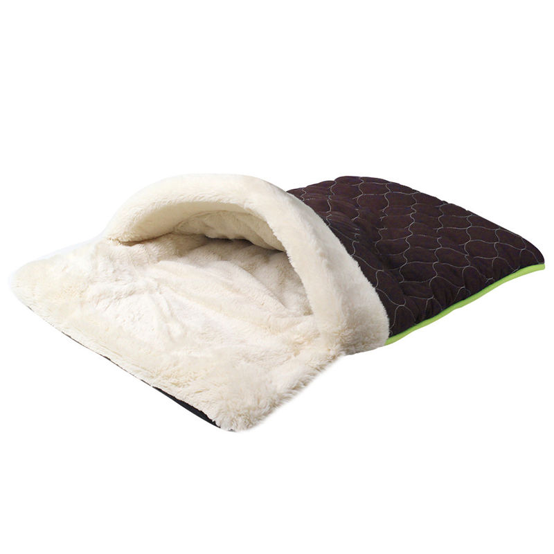 Cama respirable del perro del edredón de la forma del animal doméstico de la cama del sobre de la felpa de la cama durable de moda única del gato, cueva del gato