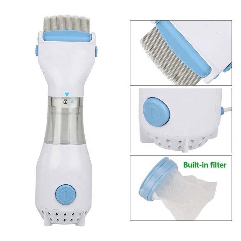 Limpiador de los piojos de la pulga del animal doméstico del peine de Cat Dog Electric Flea Remover y peine de la preparación