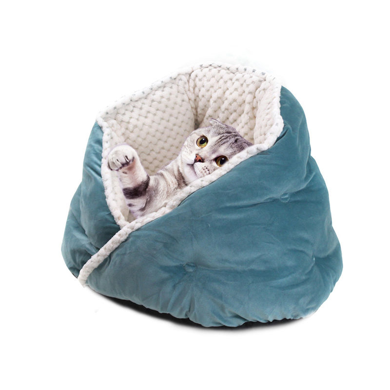 La suavidad caliente Cat Dog Bed Washable Pets de la felpa acuesta gatos del sueño profundo que los perros excavan