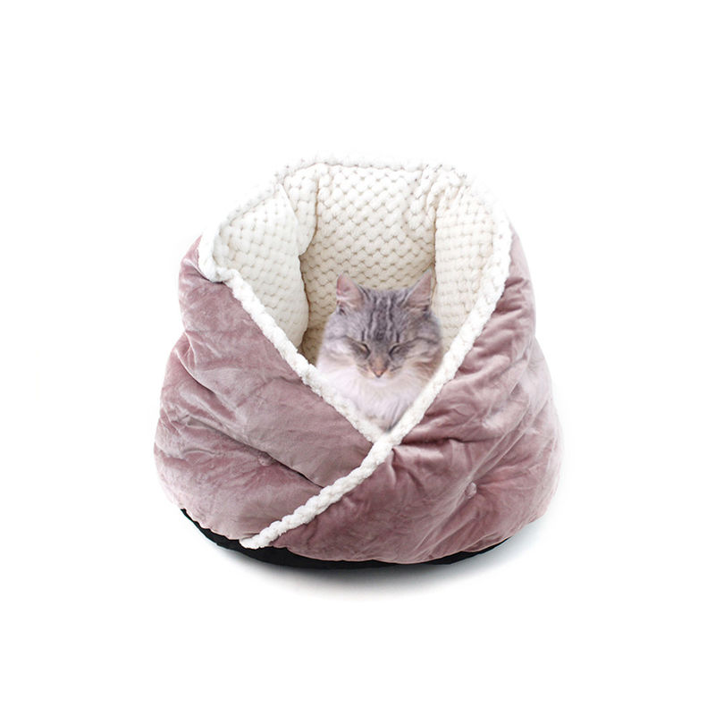 La suavidad caliente Cat Dog Bed Washable Pets de la felpa acuesta gatos del sueño profundo que los perros excavan