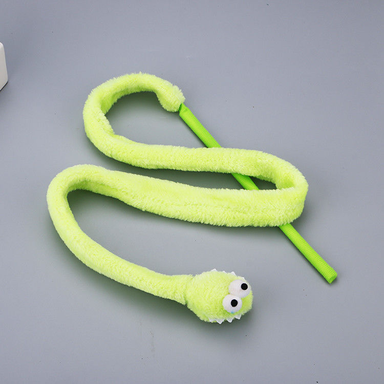 Vara durable linda 31g de la felpa de Cat Toy Teaser Snake Shape Kitten