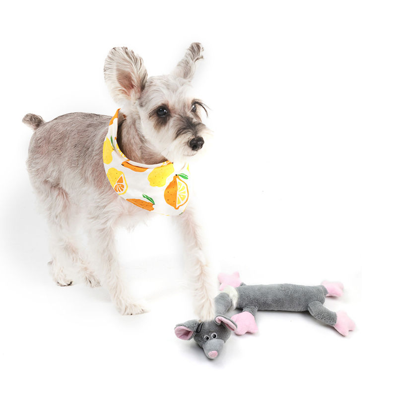 Perros divertidos Toy Squeaky Durable Chew Toys de los gatos de la felpa animal resistente de la forma de la mordedura
