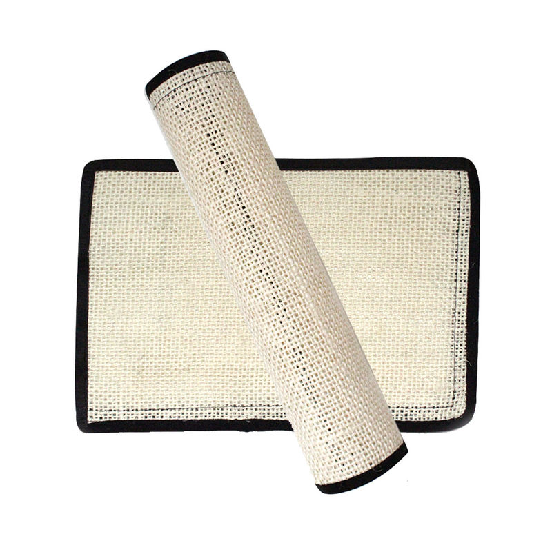 Cáñamo de sisal de marfil de las piernas de Cat Scratch Board Protect Table del color Cat Claw Toy