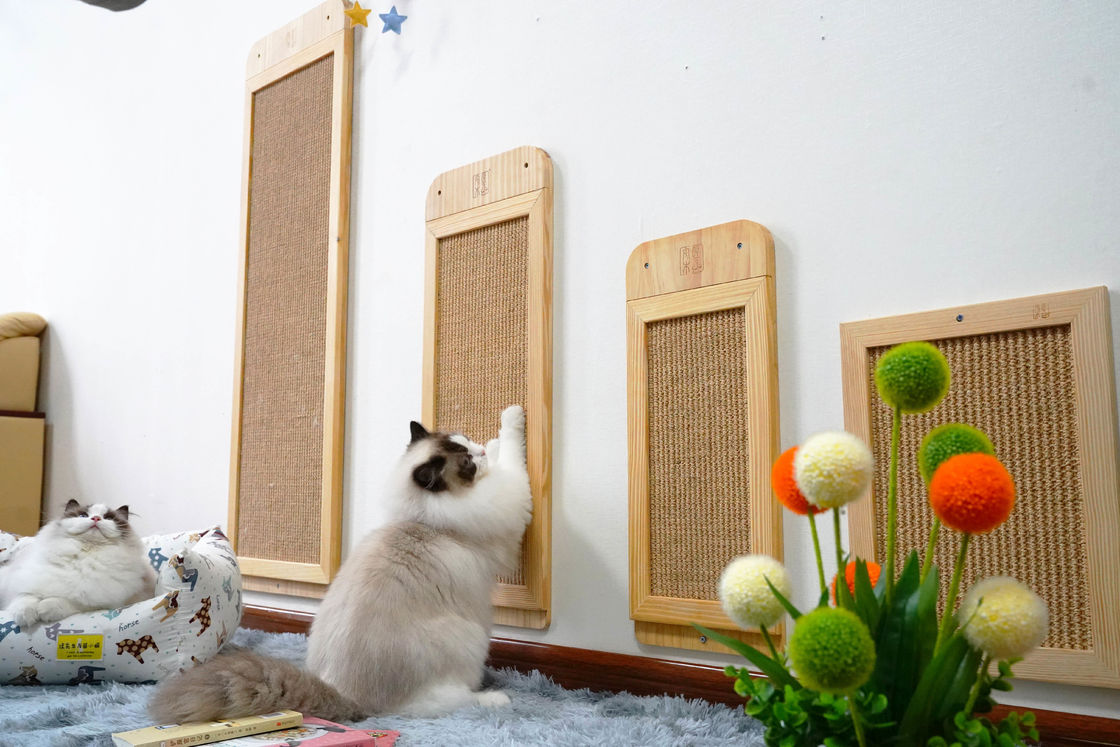 Sisal durable Cat Scratcher Post Place Floor montada en la pared los 40*30cm los 30*76cm los 40*120cm