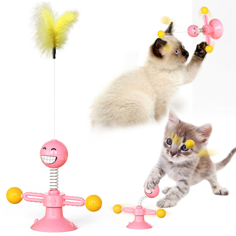Bola de Cat Pet Toys TPR Cat Spring Toys Kitty Interactive de la categoría alimenticia
