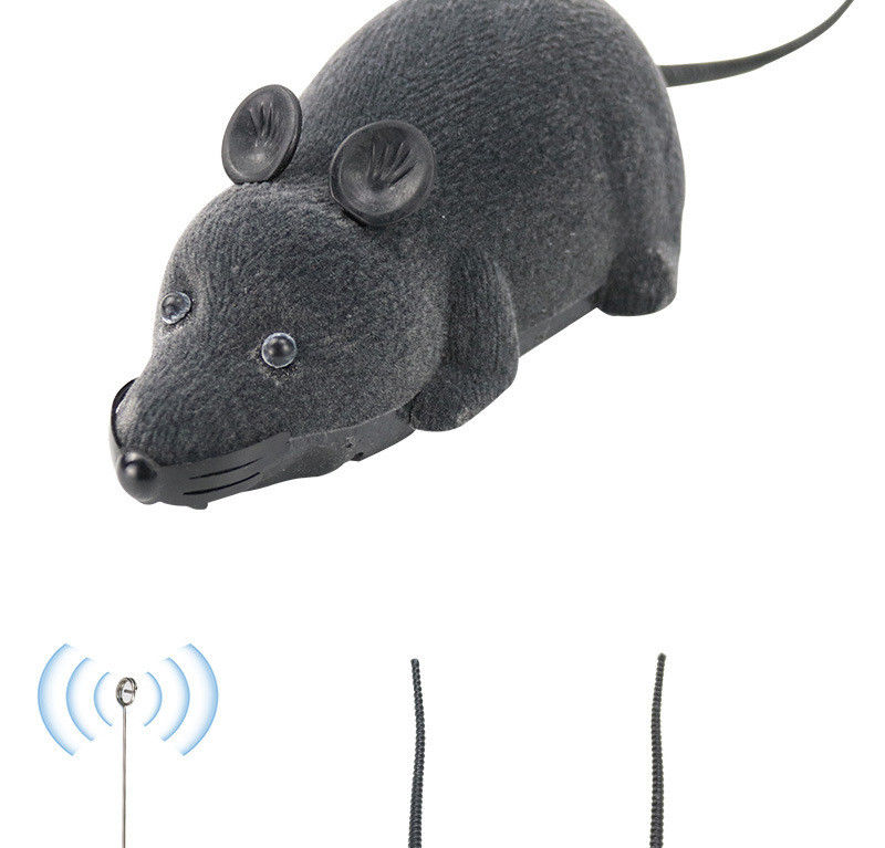 El truco del regalo de la novedad que jugaba a Cat Pet Toys Wireless Remote controló el juguete de la rata