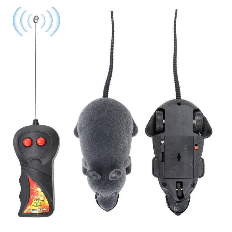 El truco del regalo de la novedad que jugaba a Cat Pet Toys Wireless Remote controló el juguete de la rata