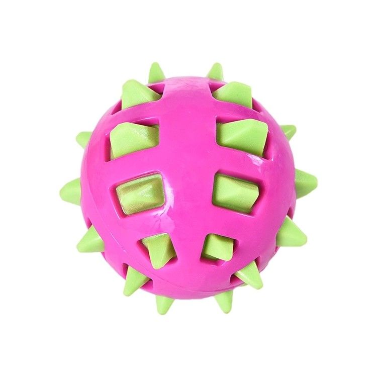 El animal doméstico chillón del perro juega el perro durable mastica la bola 40g interactiva para la raza pequeña y media
