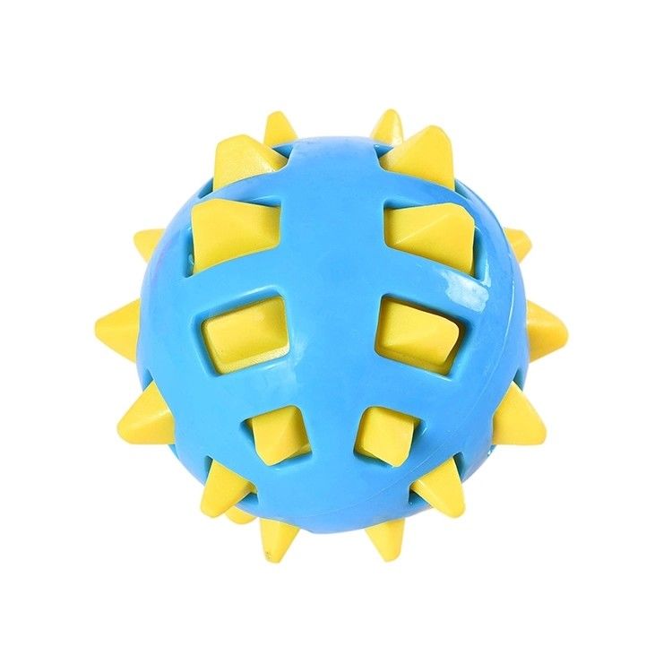 El animal doméstico chillón del perro juega el perro durable mastica la bola 40g interactiva para la raza pequeña y media