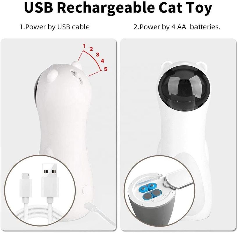 La carga por USB automática interactiva de Cat Laser Toy For Kitten automatizó el indicador Cat Toy del laser