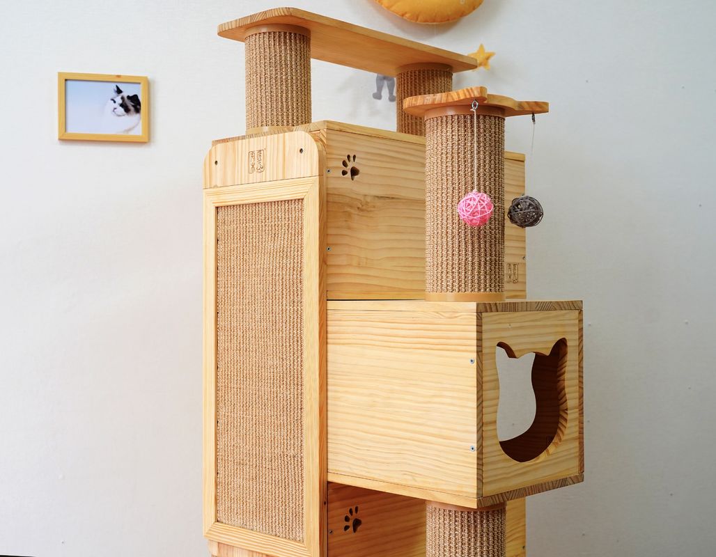 Seguridad Cat Climbing Tree Tower de lujo
