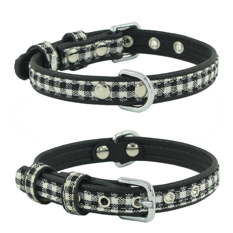 La impresión modificada para requisitos particulares personalizó la correa del cuello del perro de Logo Dog Collar Adjustable Pet