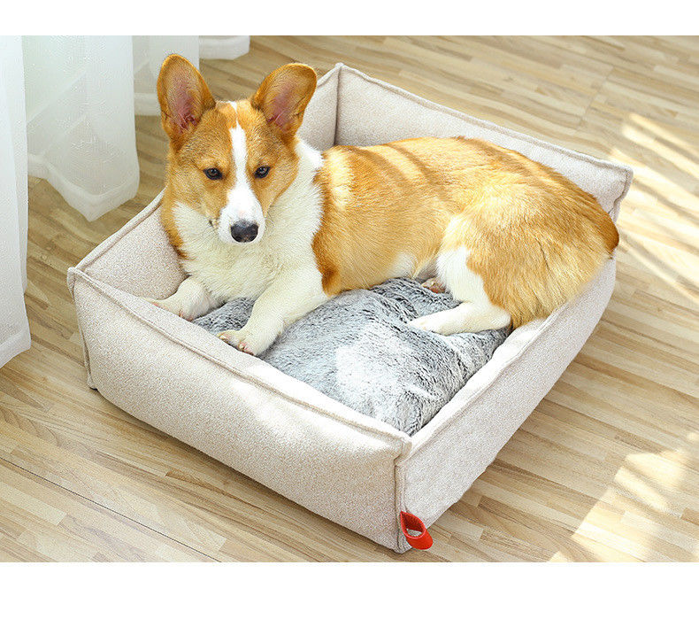 Cama cómoda del animal doméstico el dormir respirable durable del rectángulo para los pequeños perros medios grandes