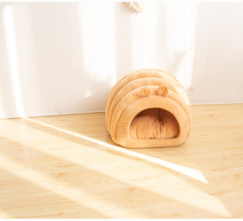 La cama cómoda semicerrada del animal doméstico calma abajo el gato de Mat Removeable Cover Nest For del sueño