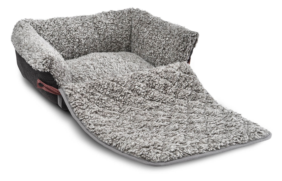 Estera desprendible desmontable de Flip Cover Comfortable Pet Bed Grey Dog Sofa Cushion With