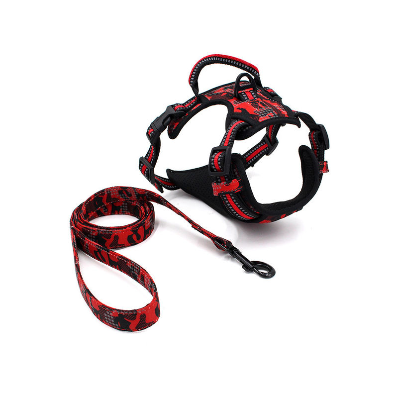 El aire suave respirable reflexivo de moda Mesh Chest Strap Traction Rope fijó perros concede el correo