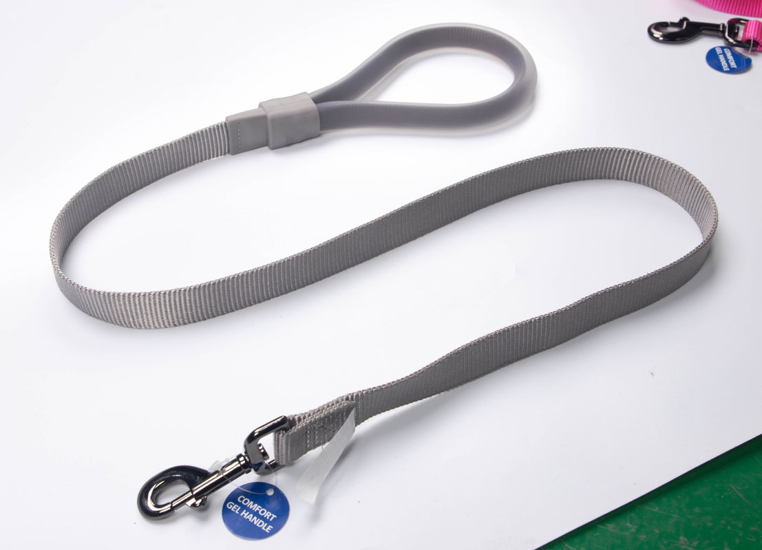 Correas de perro de nylon durables de la manija del silicón que entrenan y que caminan al correo de la cuerda del perro