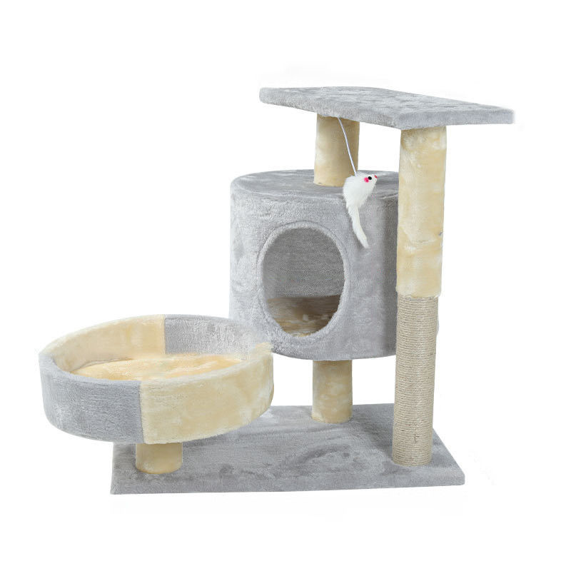 Propiedad horizontal llana multi Cat Climber Tower Sisal Large de madera Cat Scratching Post