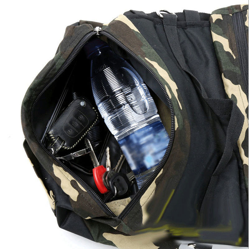 Mochila ajustable del perro de caza del bolso del arnés de la mochila del uno mismo del perro del camuflaje para el perro grande