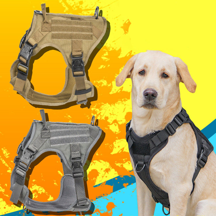 Arnés militar táctico del perro del chaleco con la seguridad táctica del ODM Molle de la hebilla para el servicio y el chaleco militar de entrenamiento del perro