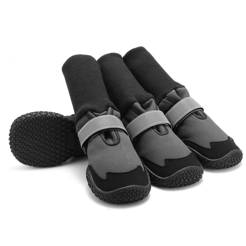 Botas antis Paw Protectors 190g del animal doméstico de la prenda impermeable del resbalón