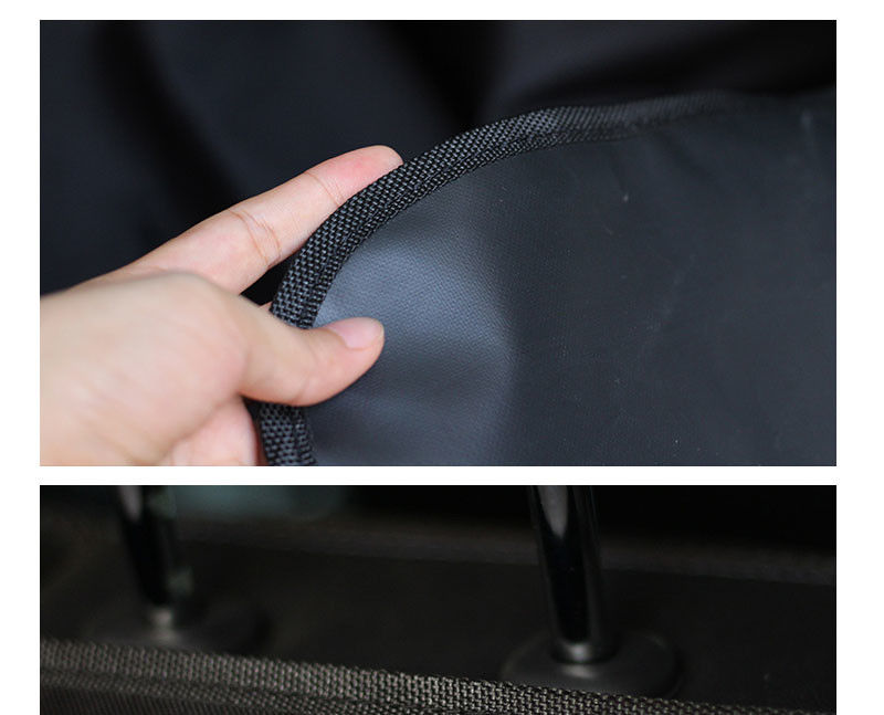 Estera durable del asiento de carro del perro negro de la hamaca 900g del perro de Seat trasero del camión de la prenda impermeable