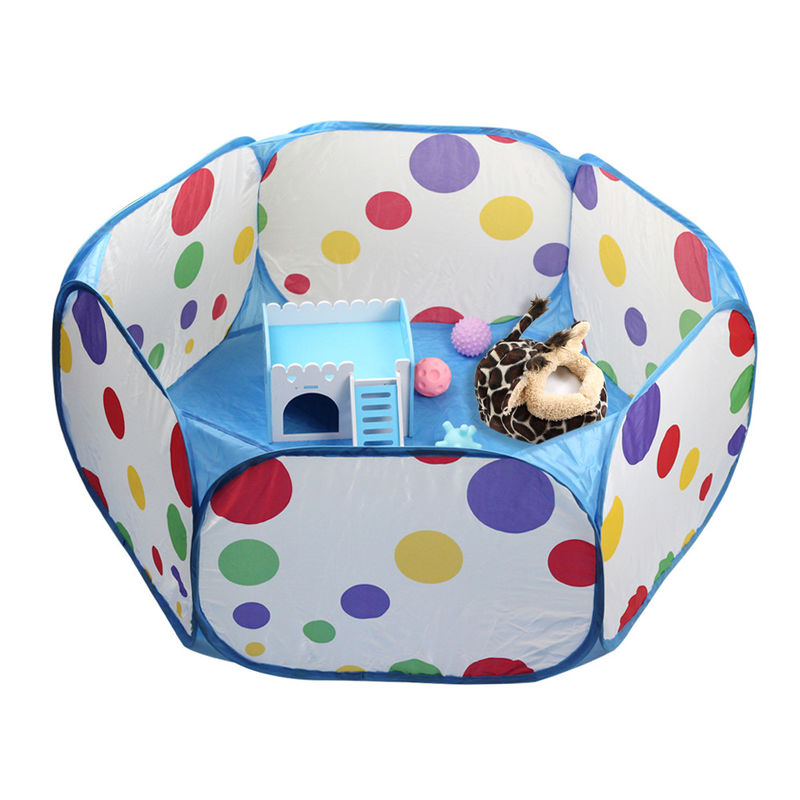 Tienda animal los 40X85cm de la jaula del parque de niños plegable portátil de nylon del animal doméstico de la yarda del ejercicio pequeña