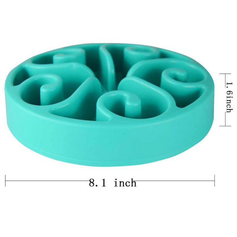 No el alimentador lento del animal doméstico del resbalón rueda los 20.5*3.5cm para los perros de los gatos