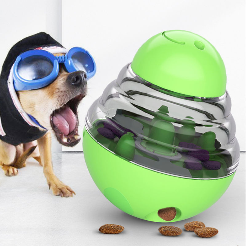 Perro y Cat Toy lentos del cuenco de la comida del rompecabezas del cuenco del perrito del alimentador del envase de alimento para animales 	el 10*10*12.5cm