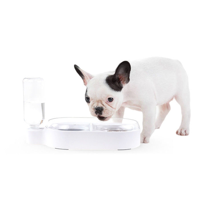 Alimentador aislado automático profesional del perro del cuenco del cuenco 2 del perro de la prueba del derramamiento de la hilada