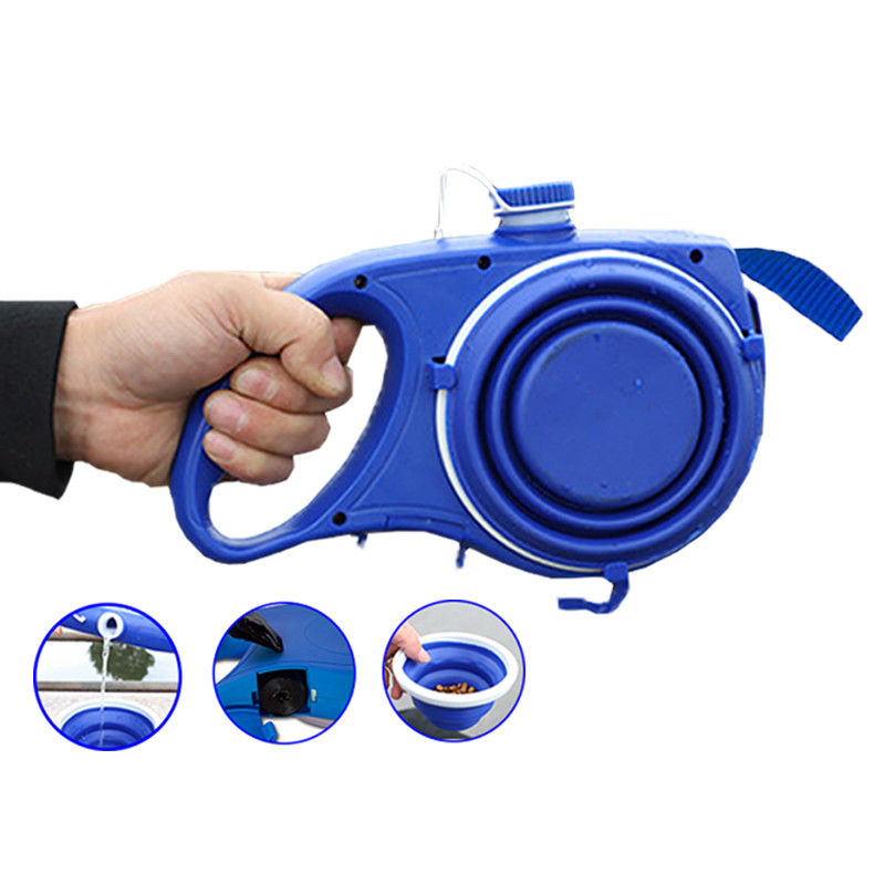 Accesorios antis del animal doméstico del cuenco de la botella de agua de la correa de perro del resbalón el 16ft